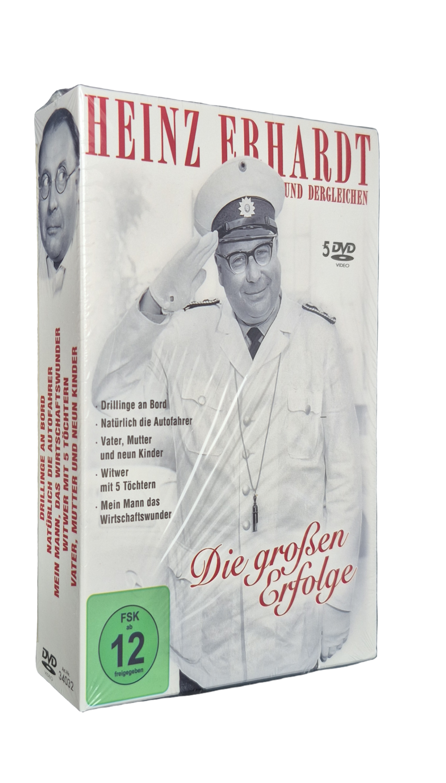 Heinz Erhardt und dergleichen – Die großen Erfolge (5 DVD) SCHUBER
